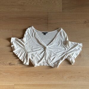 American Eagle Twist Front Crop Top